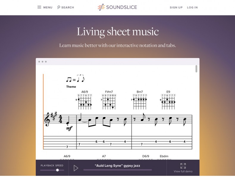 Soundslice Making Sheet Music Interactive AppVita